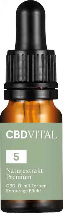 CBD-Vital Naturextrakt PREMIUM Öl 5%